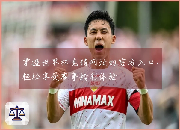 掌握世界杯竞猜网址的官方入口，轻松享受赛事精彩体验
