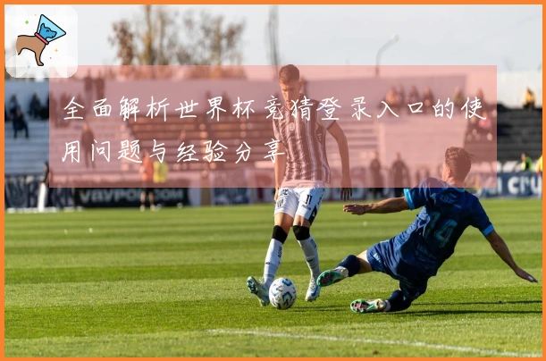 全面解析世界杯竞猜登录入口的使用问题与经验分享
